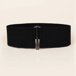 NWT Elastic black waist belt basic neutral classic